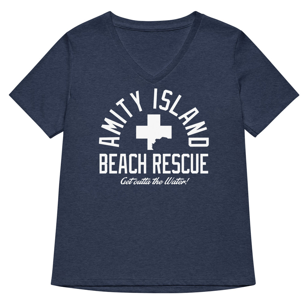 Amity Island Beach Rescue Women's V-Neck Tee product image 2