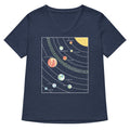9 Planets Women's V-Neck Tee product image 1