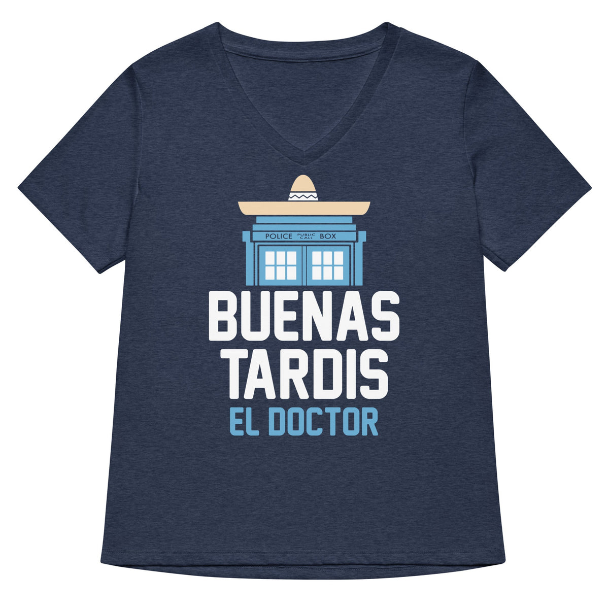 Buenas Tardis Women's V-Neck Tee product image 2