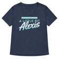 A Little Bit Alexis Women's V-Neck Tee product image 1