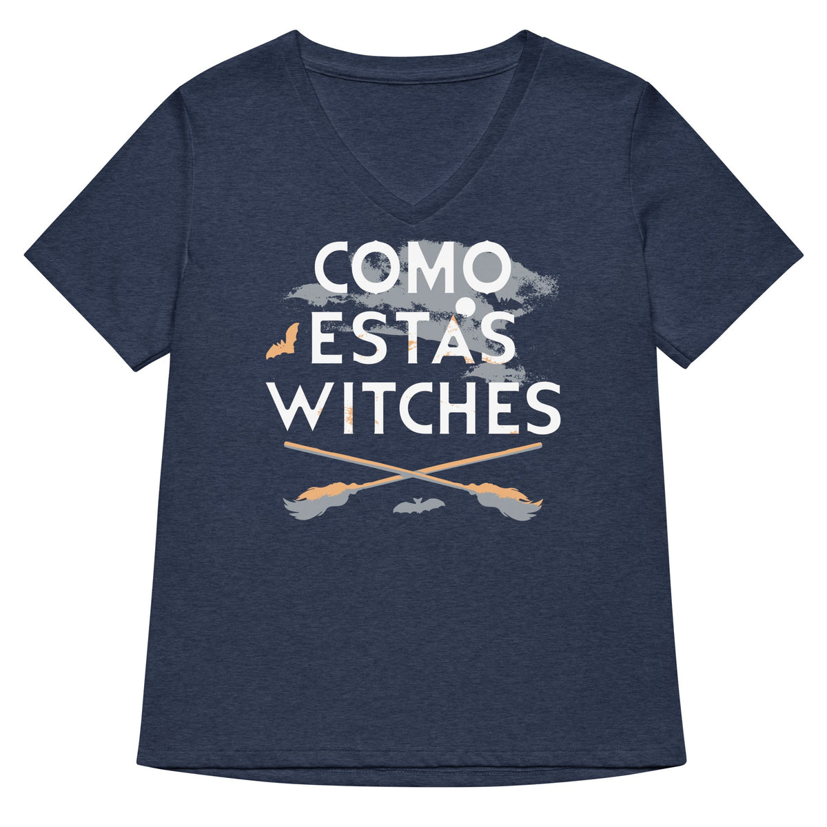 Como Estas Witches Women's V-Neck Tee product image 2