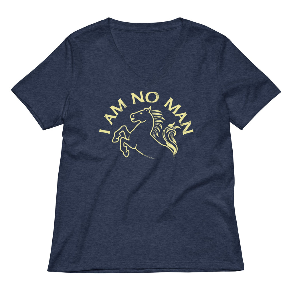 I Am No Man Women's V-Neck Tee product image 2