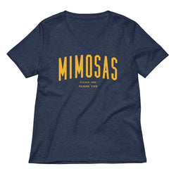 Mimosas Please And Thank You Women's V-Neck Tee product image 1