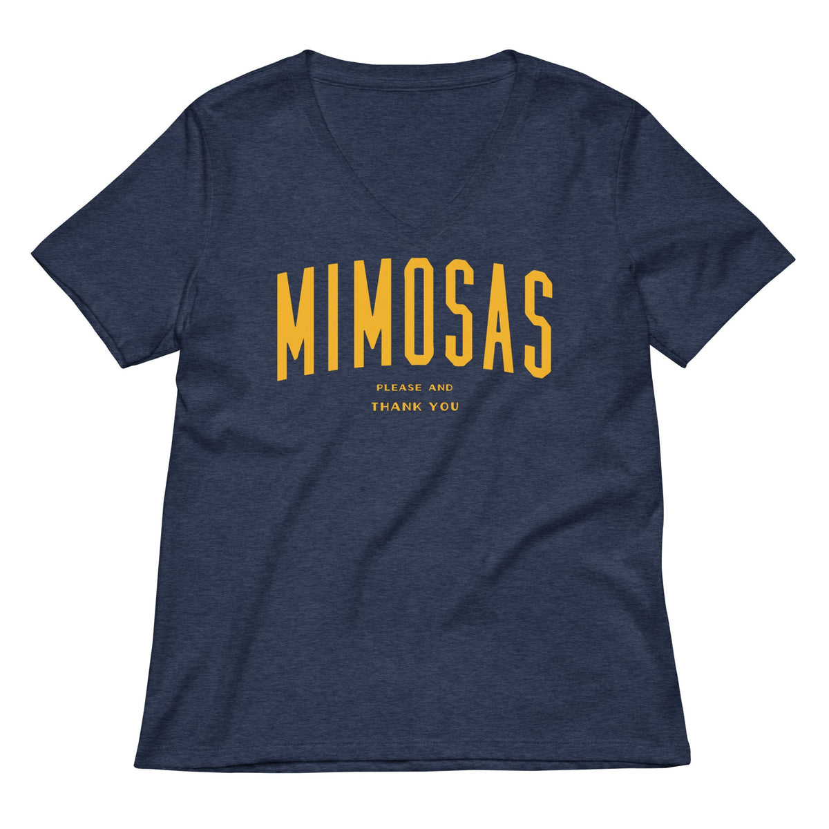 Mimosas Please And Thank You Women's V-Neck Tee product image 1