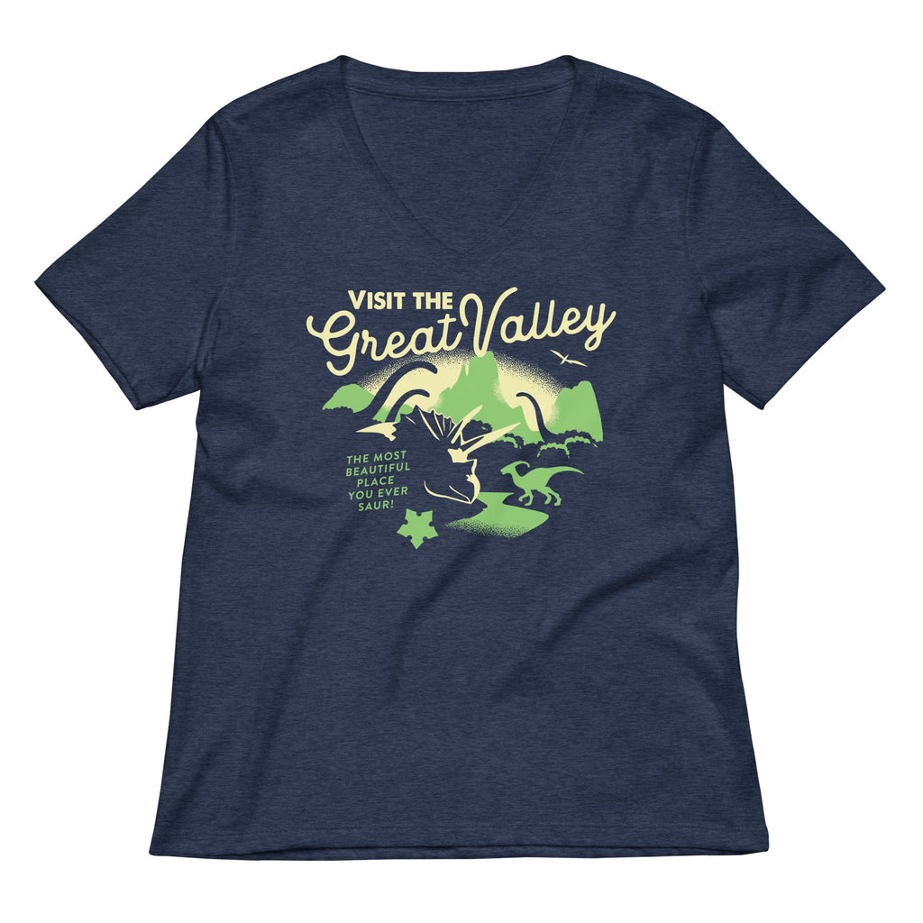 Visit The Great Valley Women's V-Neck Tee product image 2
