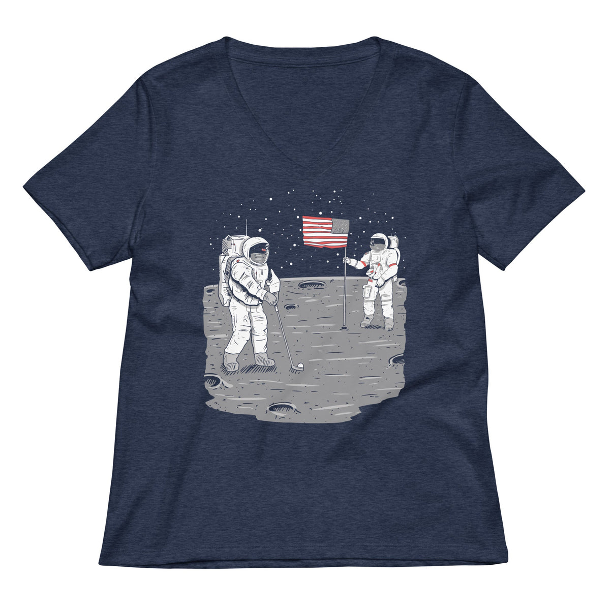 Moon Golf Women's V-Neck Tee product image 2