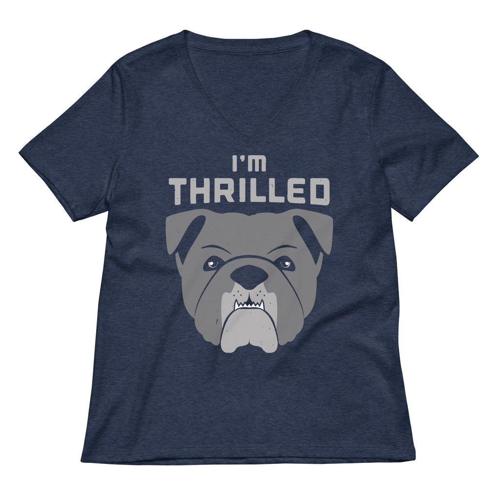 I'm Thrilled Women's V-Neck Tee product image 2