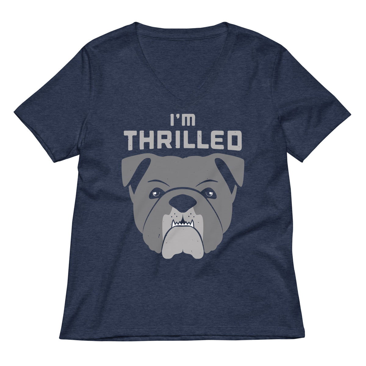 I'm Thrilled Women's V-Neck Tee product image 2