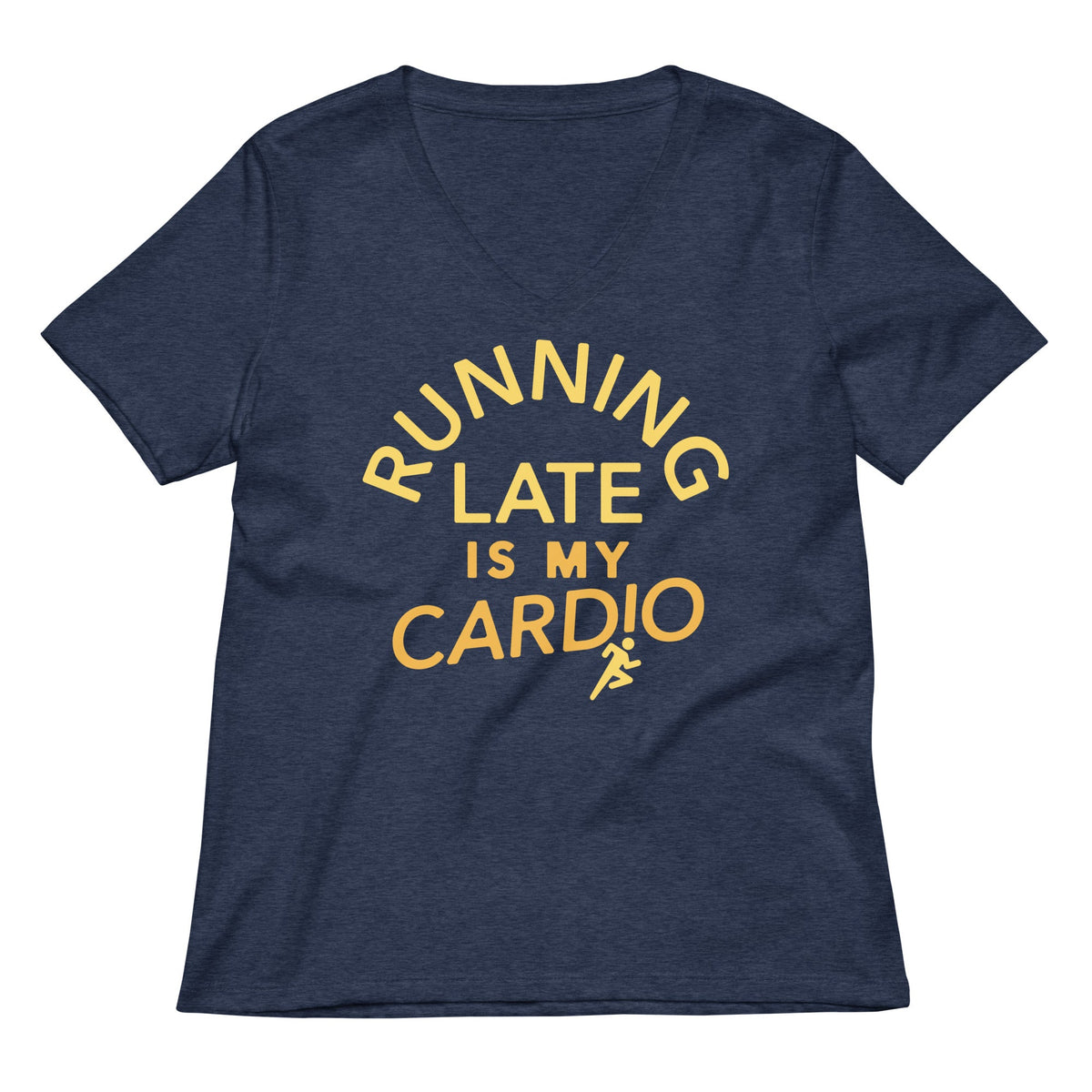 Running Late Is My Cardio Women's V-Neck Tee product image 2