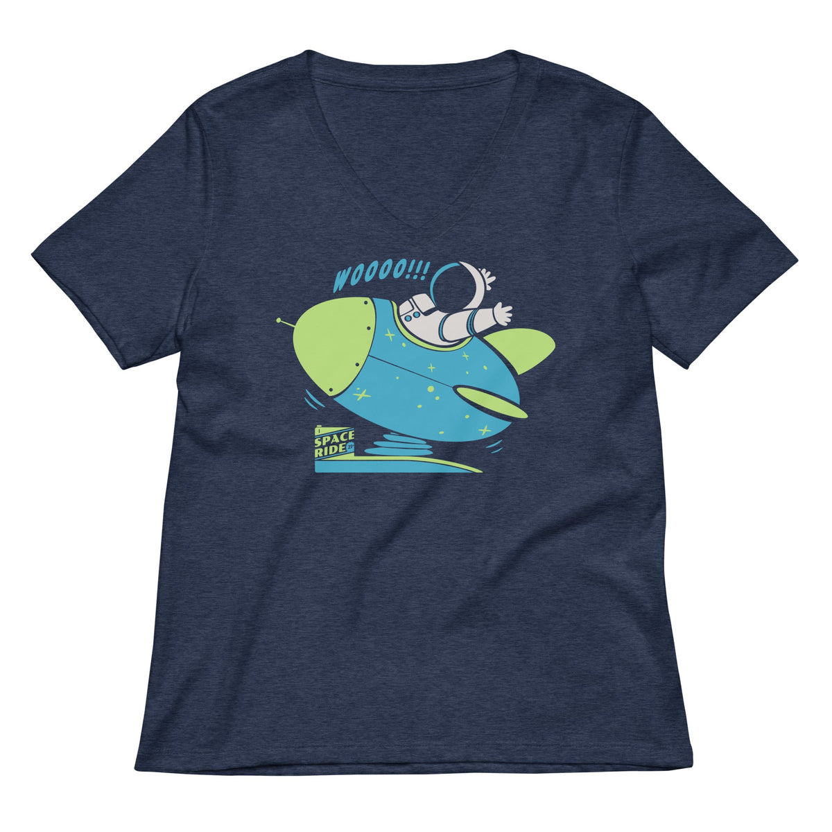 Space Ride Women's V-Neck Tee product image 2
