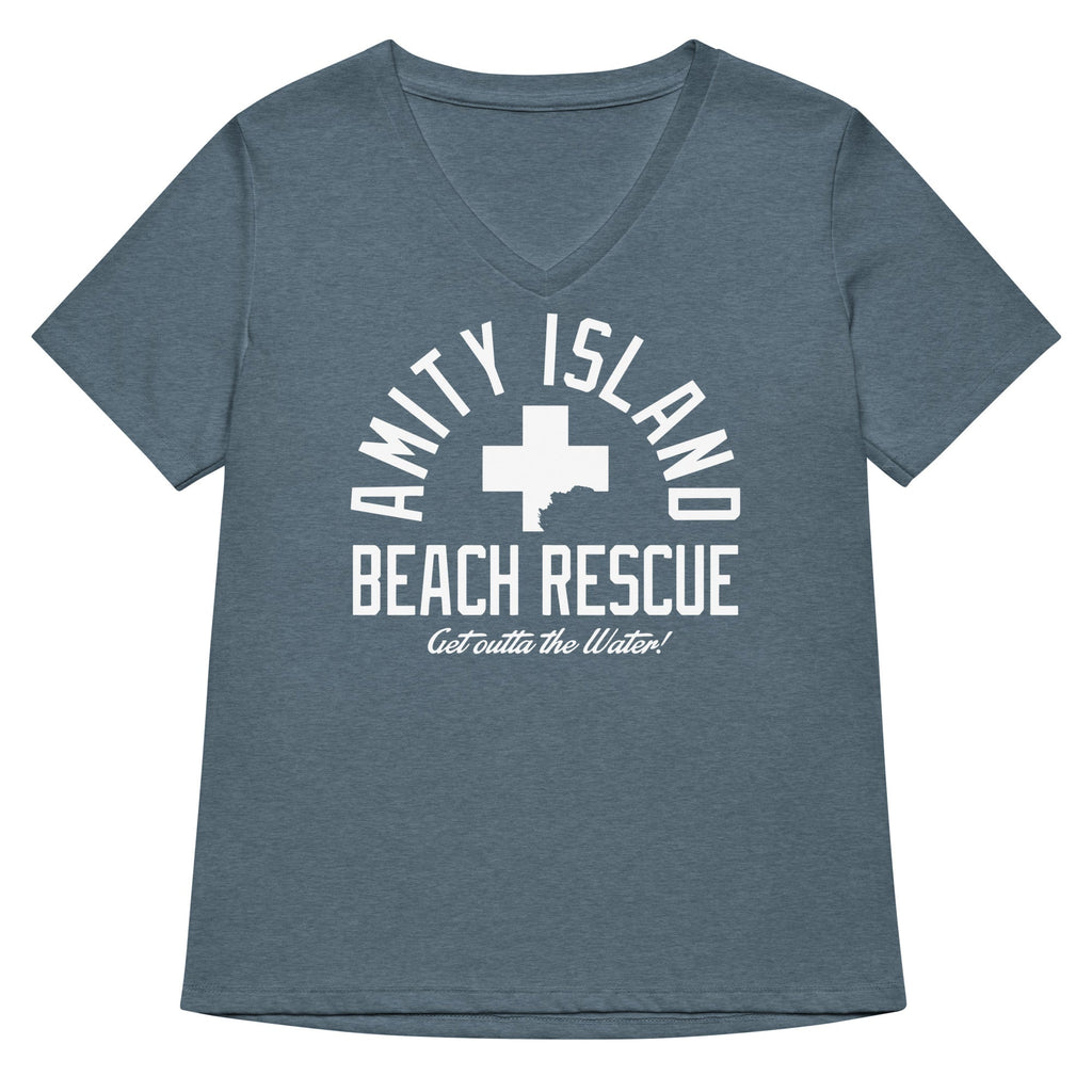 Amity Island Beach Rescue Women's V-Neck Tee product image 4
