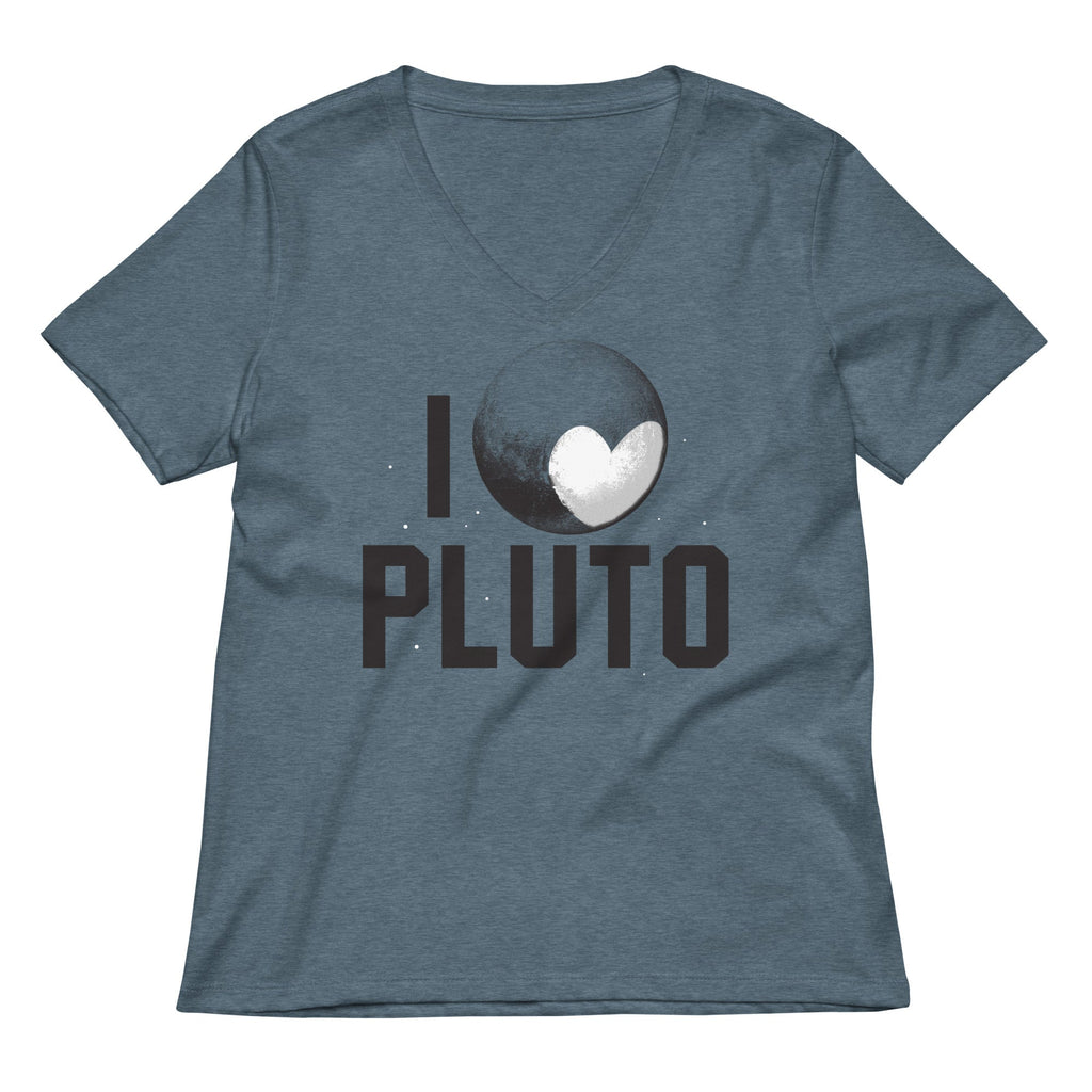 I Heart Pluto Women's V-Neck Tee product image 1