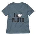 I Heart Pluto Women's V-Neck Tee product image 1