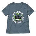 Welcome To The Great Indoors Women's V-Neck Tee product image 1