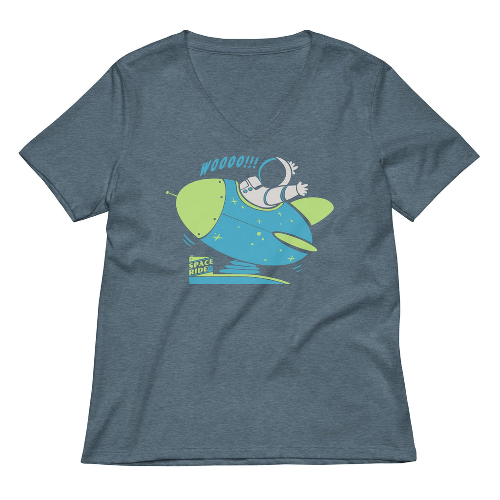 Space Ride Women's V-Neck Tee product image 4