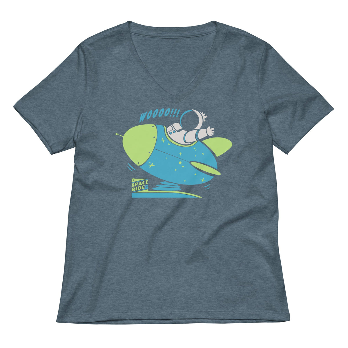 Space Ride Women's V-Neck Tee product image 4