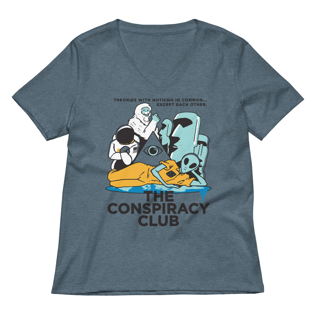 The Conspiracy Club Women's V-Neck Tee product image 1