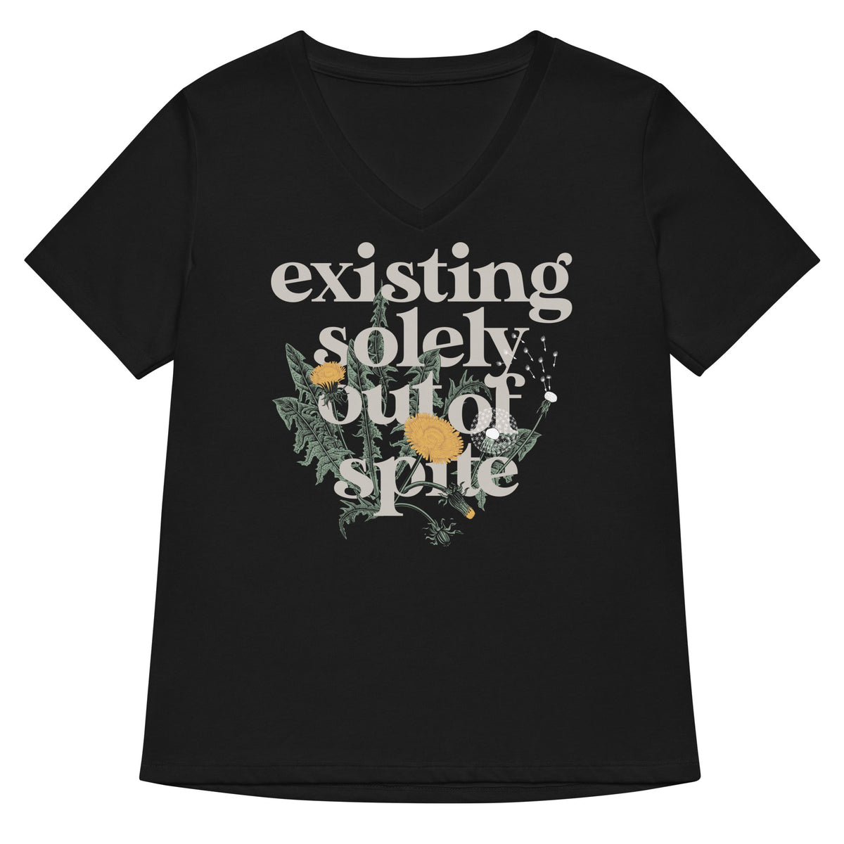 Existing Solely Out Of Spite Women's V-Neck Tee product image 1