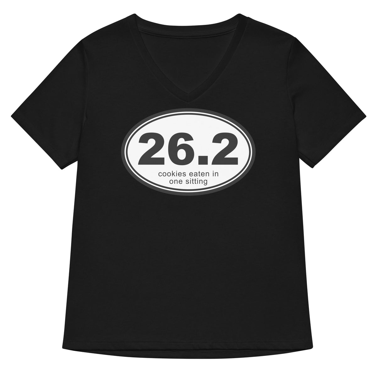 26.2 Cookies Eaten In One Sitting Women's V-Neck Tee product image 2