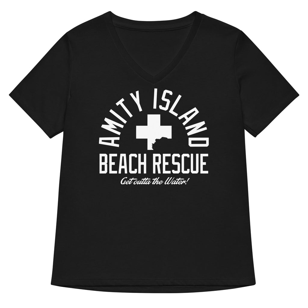 Amity Island Beach Rescue Women's V-Neck Tee product image 1