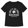 Amity Island Beach Rescue Women's V-Neck Tee product image 1