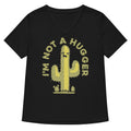 I'm Not A Hugger Women's V-Neck Tee product image 1