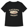 Flat Pluto Society Women's V-Neck Tee product image 1