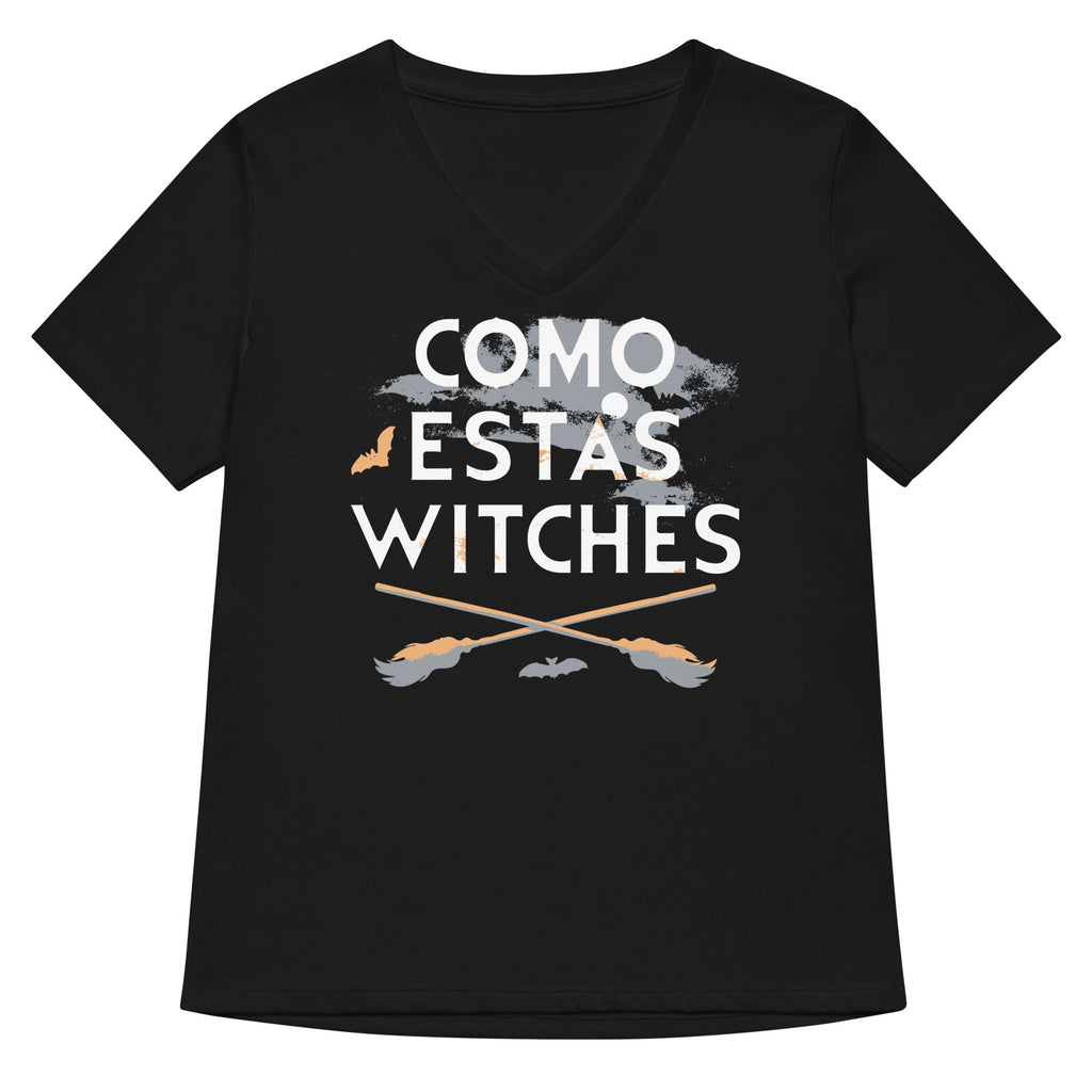 Como Estas Witches Women's V-Neck Tee product image 1