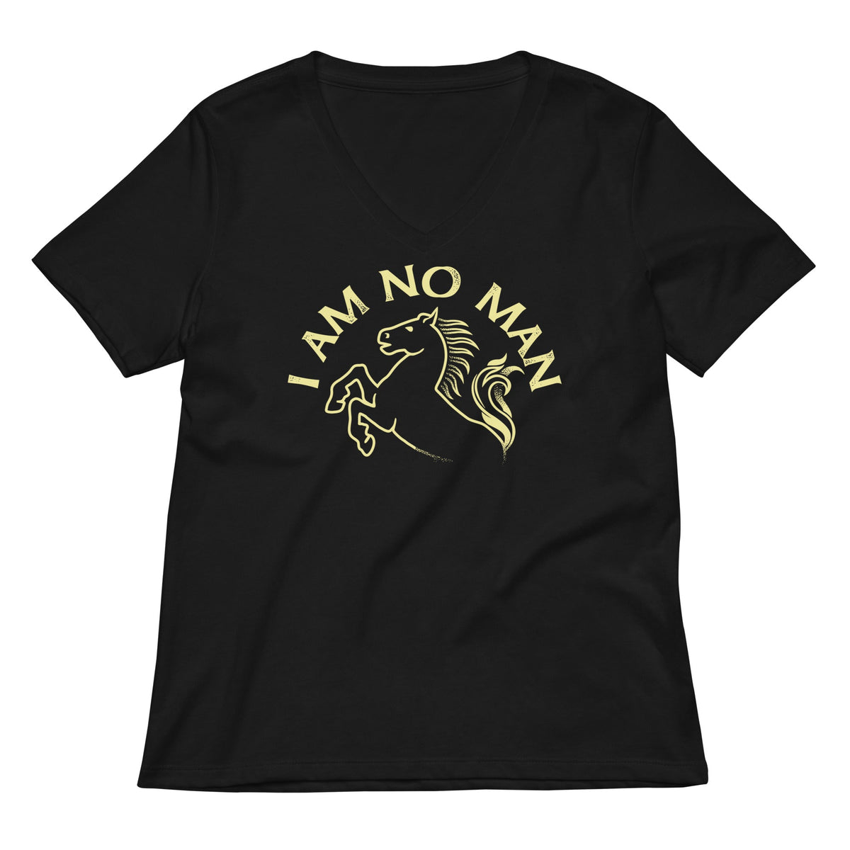 I Am No Man Women's V-Neck Tee product image 1