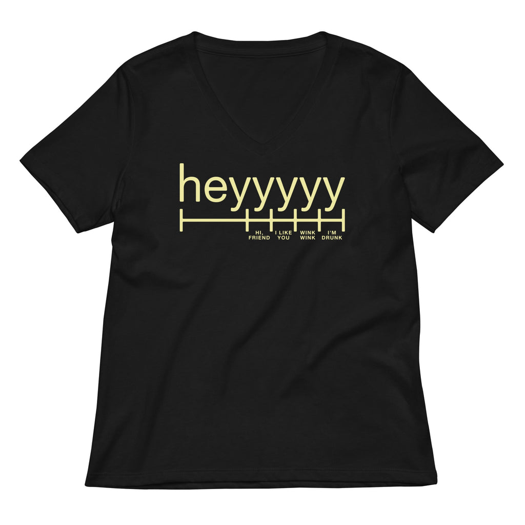 Heyyyyy Women's V-Neck Tee product image 2