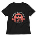 Pretty Damn Good Babysitter Service Women's V-Neck Tee product image 1
