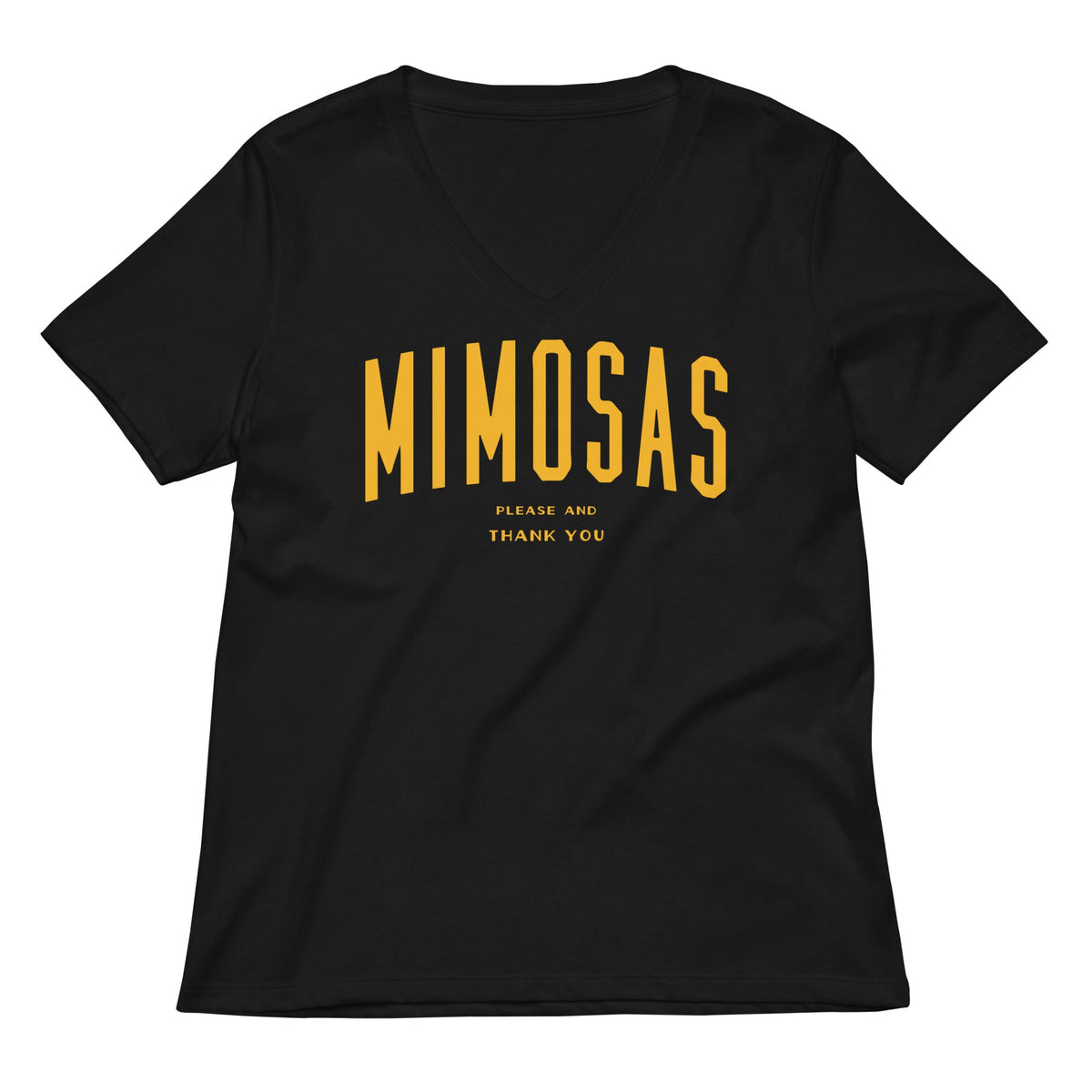 Mimosas Please And Thank You Women's V-Neck Tee product image 2