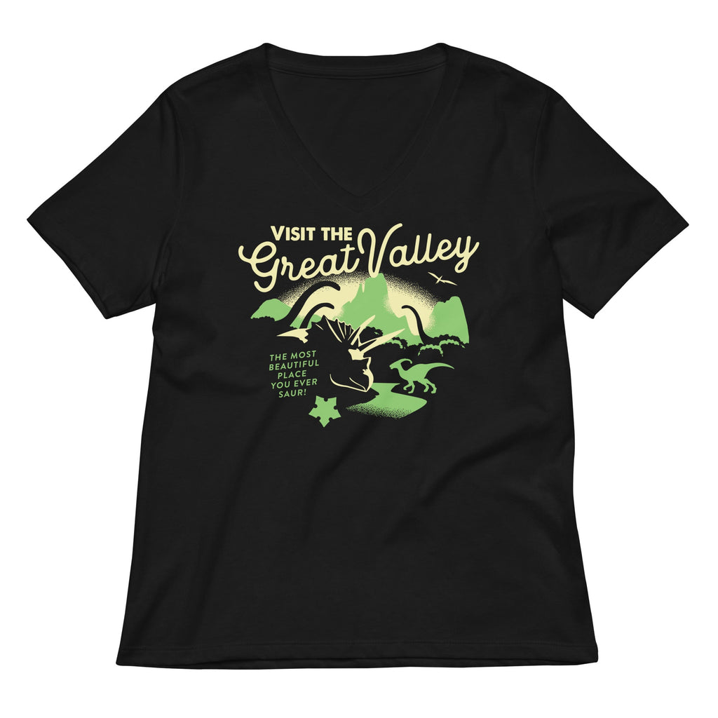 Visit The Great Valley Women's V-Neck Tee product image 1