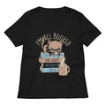 I'm All Booked Women's V-Neck Tee product image 1