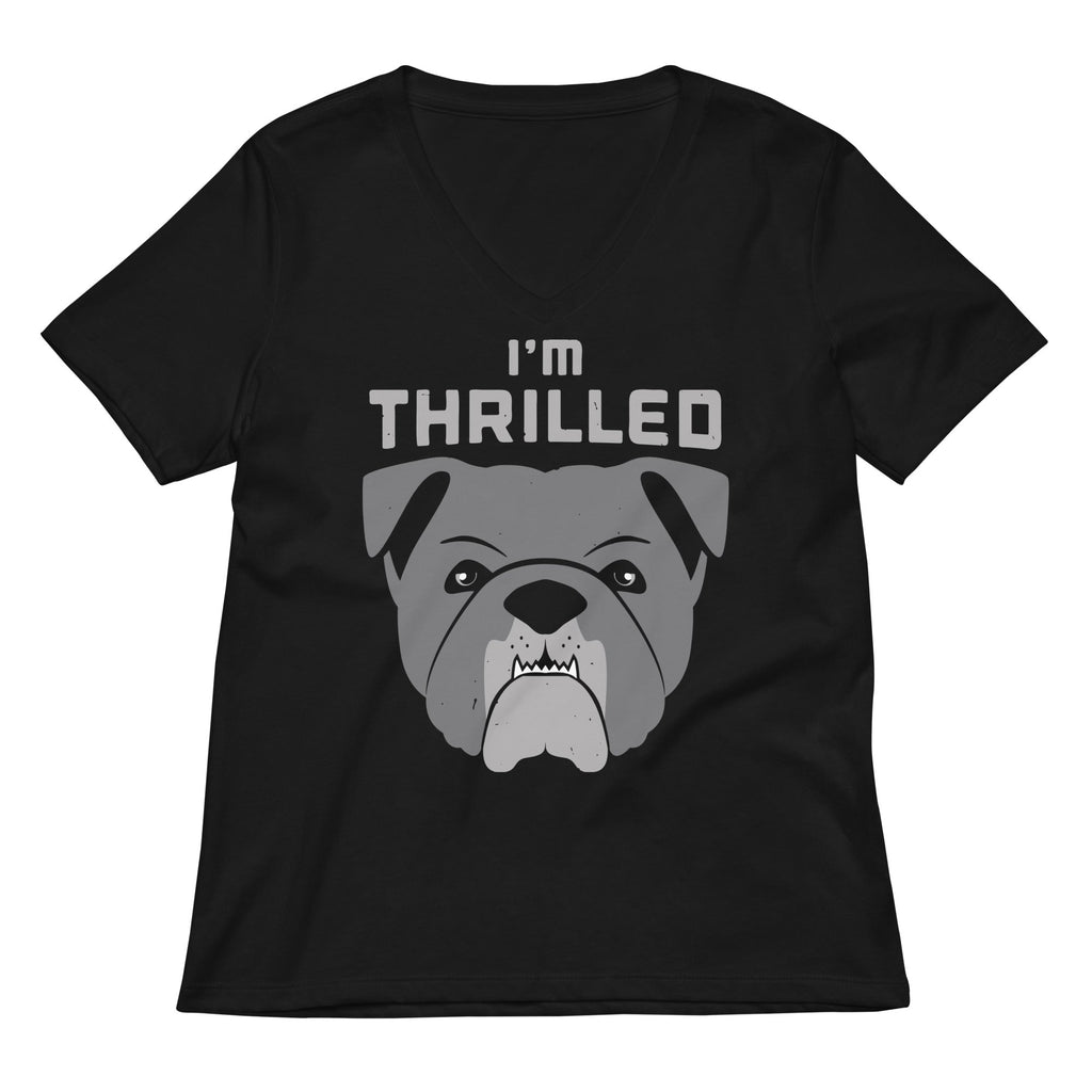 I'm Thrilled Women's V-Neck Tee product image 1