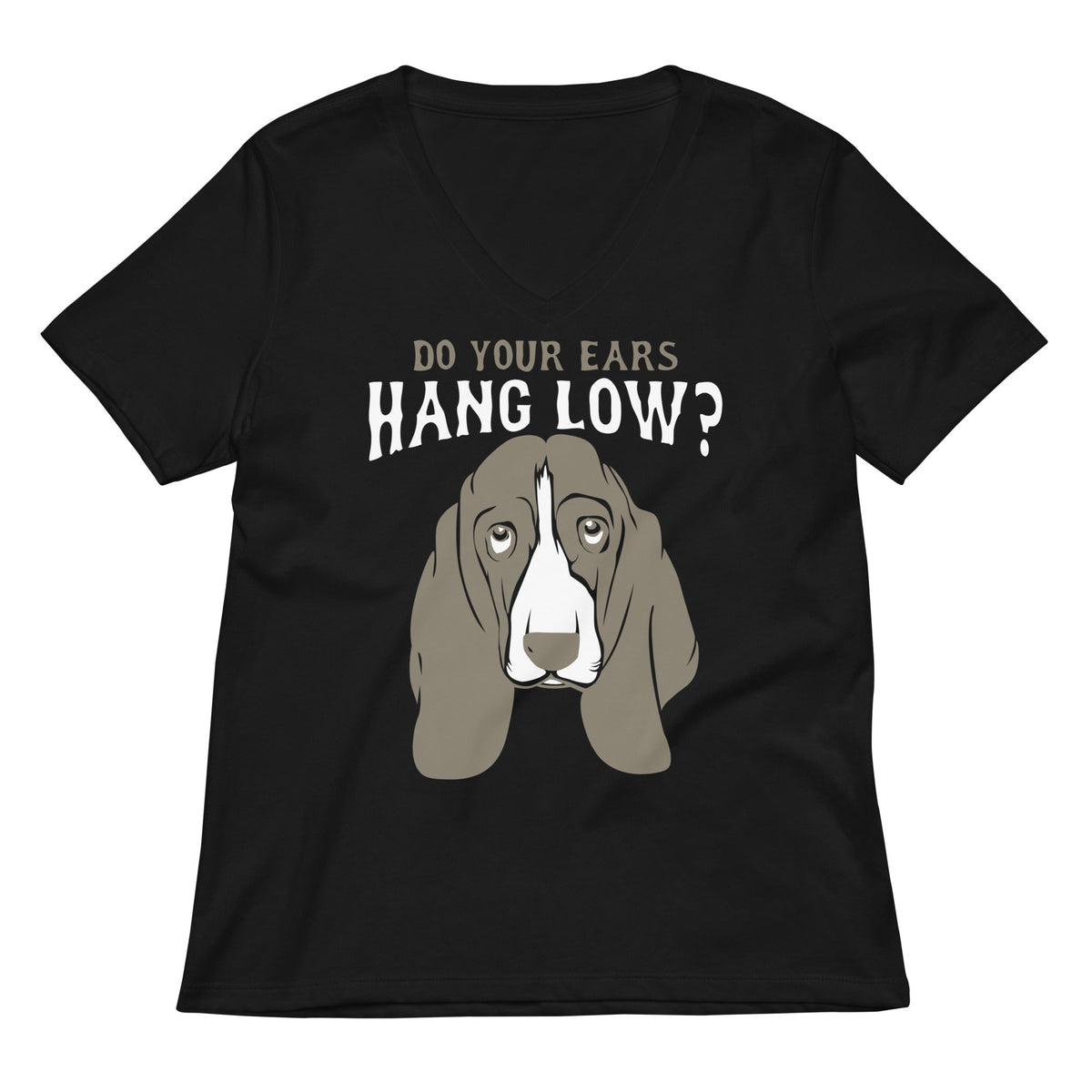 Do Your Ears Hang Low? Women's V-Neck Tee product image 1