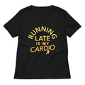 Running Late Is My Cardio Women's V-Neck Tee product image 1
