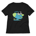 Space Ride Women's V-Neck Tee product image 1