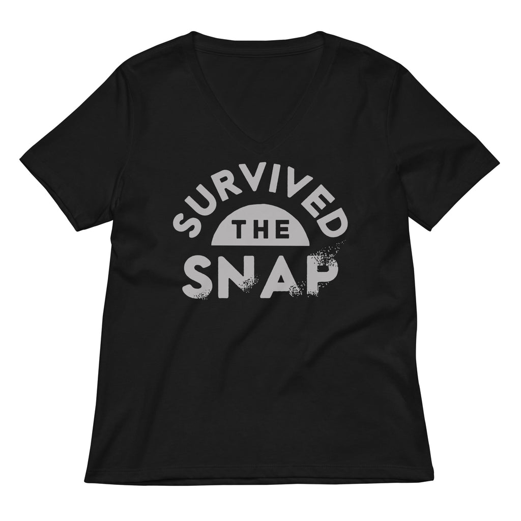 Survived The Snap Women's V-Neck Tee product image 1