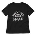 Survived The Snap Women's V-Neck Tee product image 1