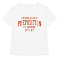 Ending With A Preposition Is Where It's At Women's V-Neck product image 1