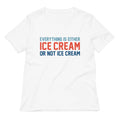 Everything Is Ice Cream Or Not Women's V-Neck Tee product image 1
