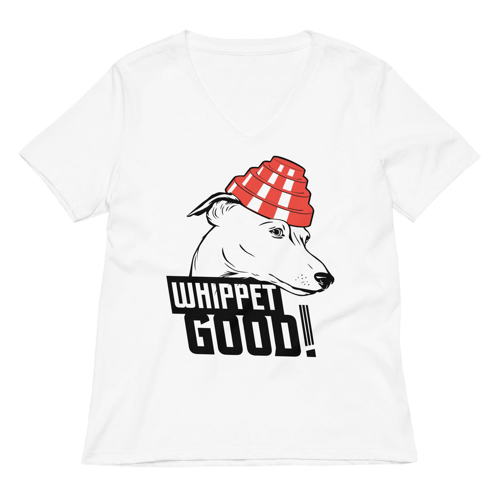 Whippet Good! Women's V-Neck Tee product image 3