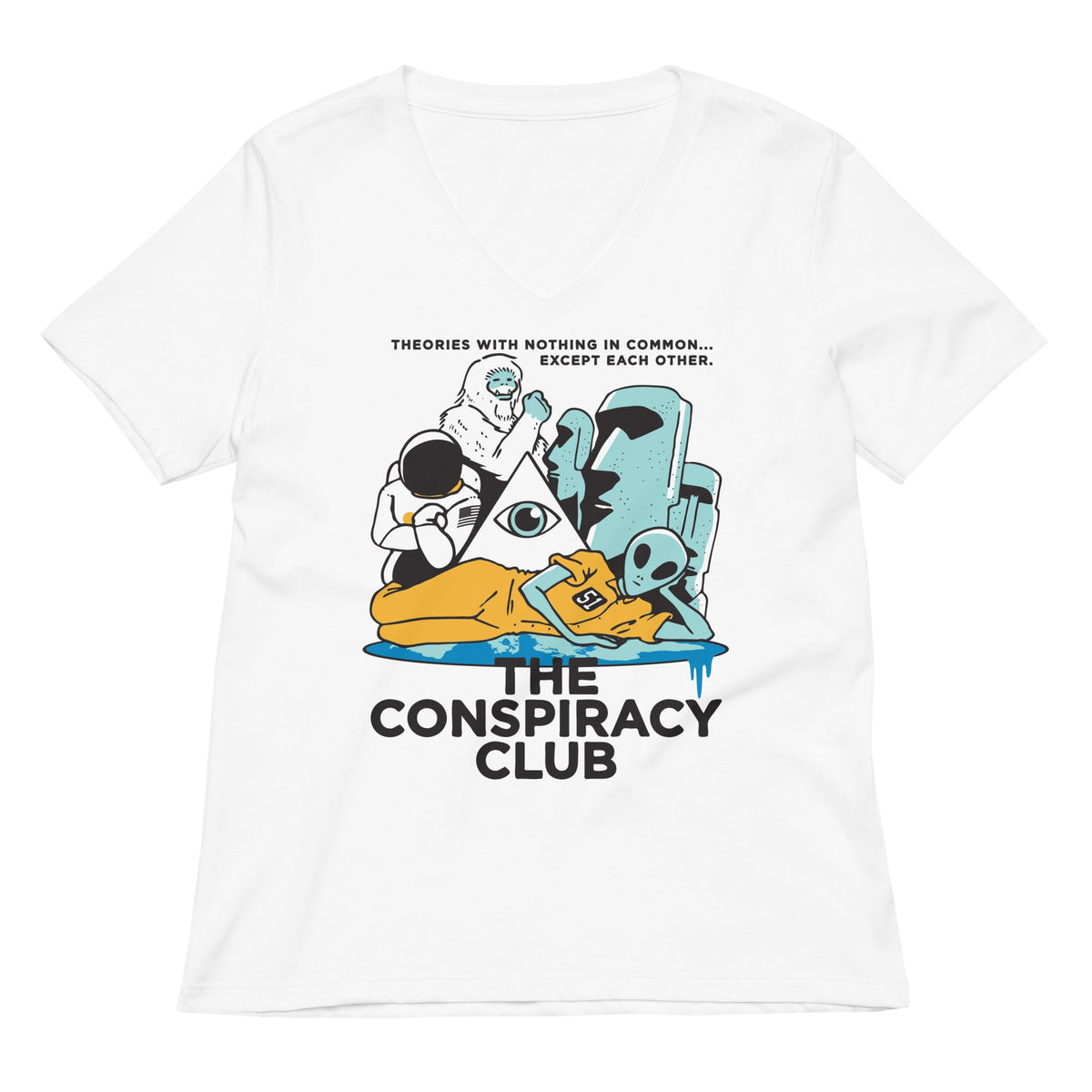 The Conspiracy Club Women's V-Neck Tee product image 3