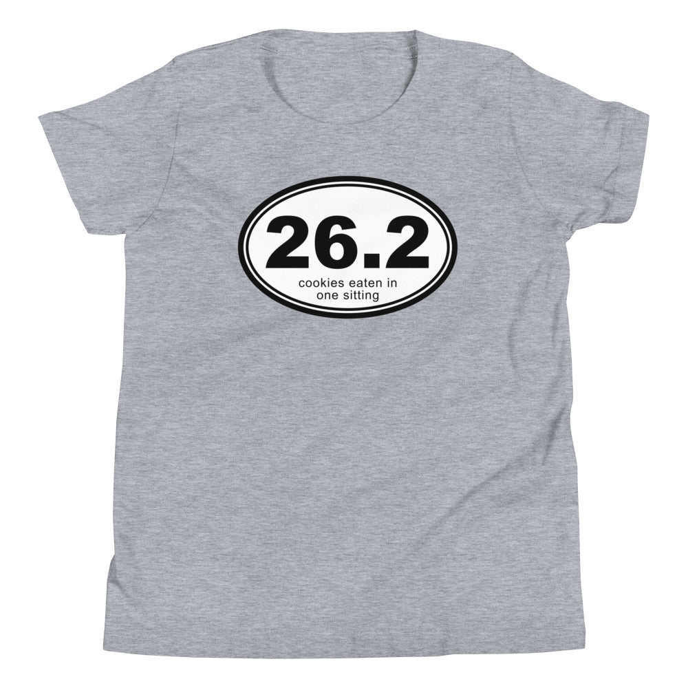 26.2 Cookies Eaten In One Sitting Kid's Youth Tee product image 5