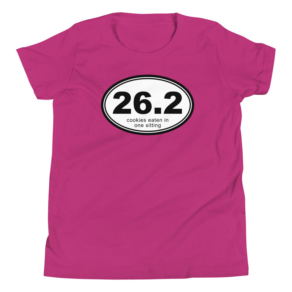 26.2 Cookies Eaten In One Sitting Kid's Youth Tee product image 4