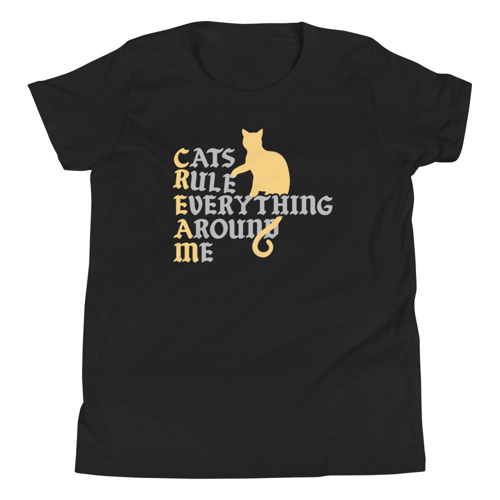 Cats Rule Everything Around Me Kid's Youth Tee product image 1
