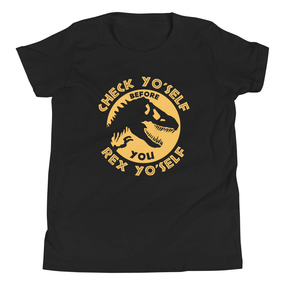 Check Yo'Self Before You Rex Kid's Youth Tee product image 2