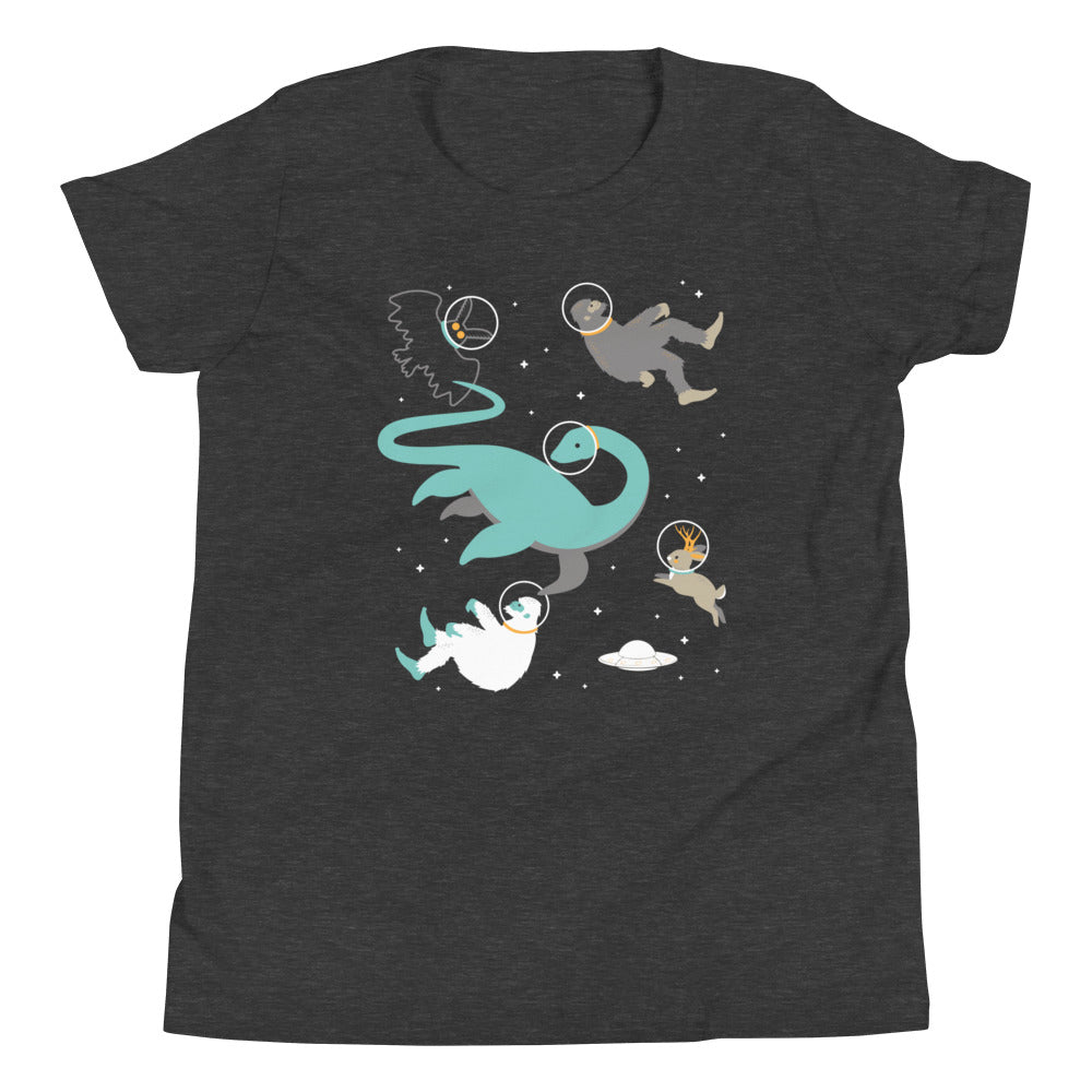 Cryptids In Space Kid's Youth Tee product image 4