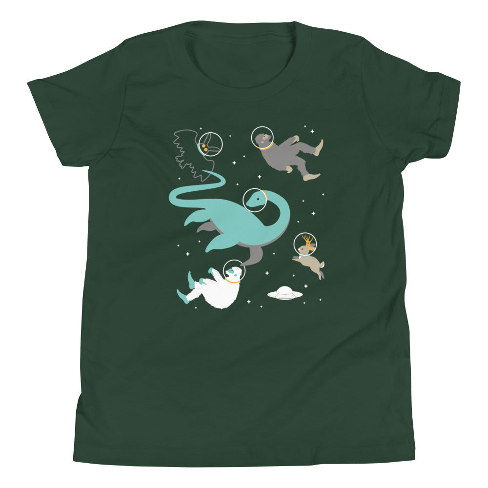 Cryptids In Space Kid's Youth Tee product image 3